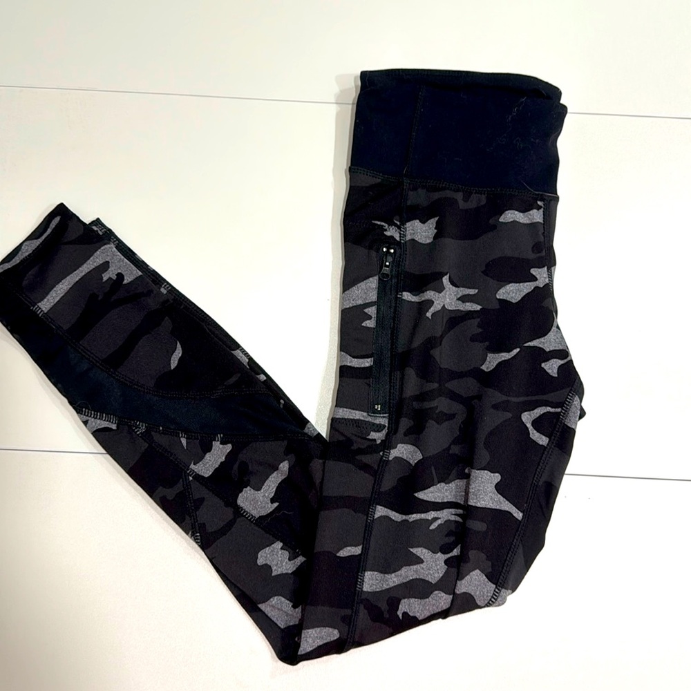 Black Camo Mesh Leggings GYM Yoga